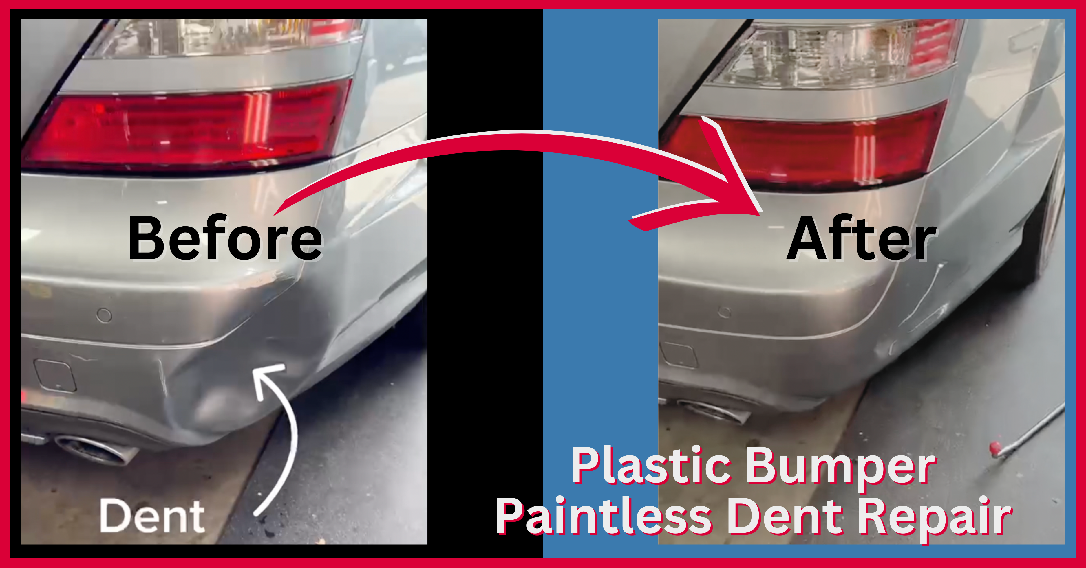 Plastic Bumper Paintless Dent Repair